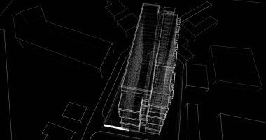 soyut mimari duvar kağıdı, dijital arkaplan