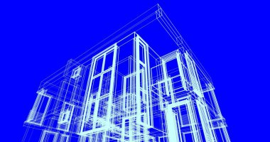 çizgili mimari duvar kağıdı, dijital arkaplan