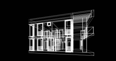 çizgili mimari duvar kağıdı, dijital arkaplan