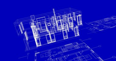 çizgili mimari duvar kağıdı, dijital arkaplan