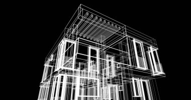 çizgili mimari duvar kağıdı, dijital arkaplan