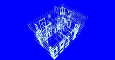 çizgili mimari duvar kağıdı, dijital arkaplan