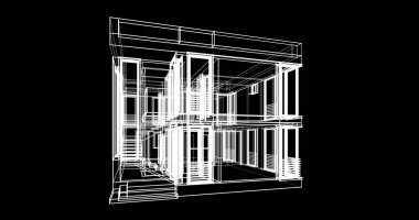 çizgili mimari duvar kağıdı, dijital arkaplan