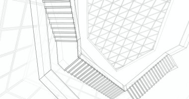 soyut mimari duvar kağıdı, dijital arkaplan