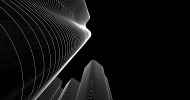 soyut mimari duvar kağıdı, dijital arkaplan