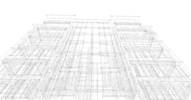 soyut mimari duvar kağıdı, dijital arkaplan