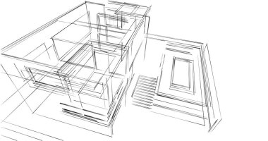 soyut mimari duvar kağıdı, dijital arkaplan