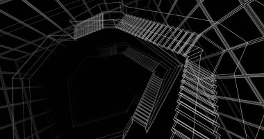 soyut mimari duvar kağıdı, dijital arkaplan