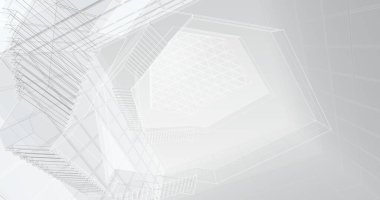 soyut mimari duvar kağıdı, dijital arkaplan