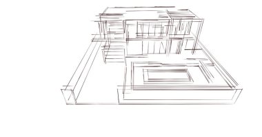 soyut mimari duvar kağıdı, dijital arkaplan