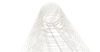 soyut mimari duvar kağıdı konsepti, dijital arkaplan