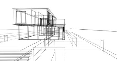 soyut mimari duvar kağıdı, dijital arkaplan