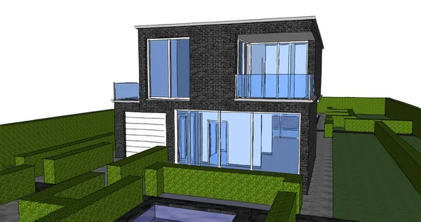 soyut mimari duvar kağıdı, dijital arkaplan