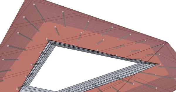 Абстрактный Архитектурный Дизайн Обоев Цифровой Концепт Фон — стоковое фото