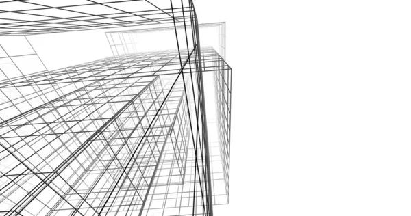 Абстрактный Архитектурный Дизайн Обоев Цифровой Концепт Фон — стоковое фото