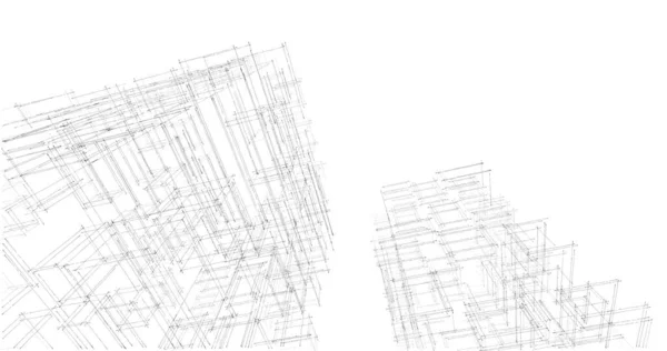 Абстрактные Архитектурные Обои Цифровой Фон — стоковое фото