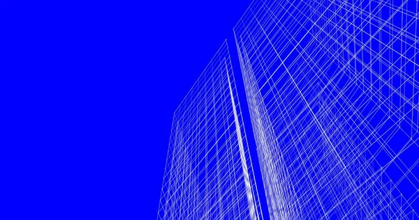 Abstract Architectural Wallpaper Digital Background — Stock Photo, Image