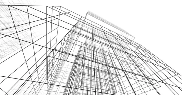 Абстрактный Архитектурный Дизайн Обоев Цифровой Концепт Фон — стоковое фото