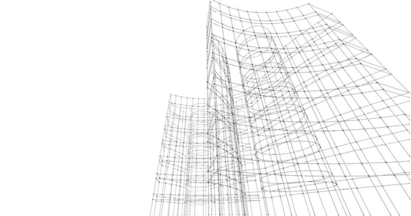 Абстрактные Архитектурные Обои Цифровой Фон — стоковое фото
