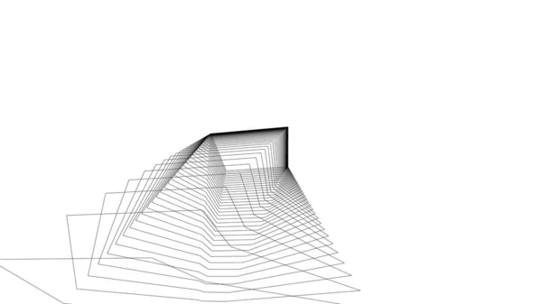 Abstrakcyjna Tapeta Geometryczna Tło Cyfrowe — Zdjęcie stockowe