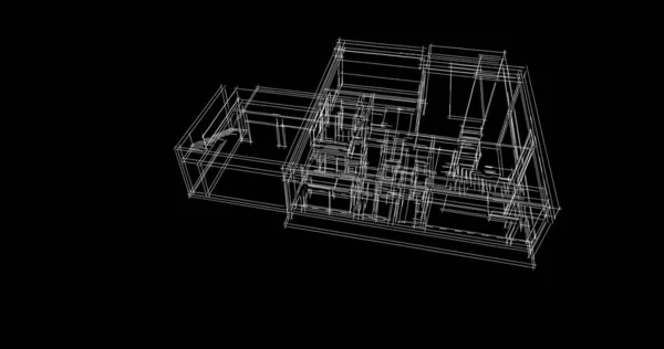 Lemované Architektonické Tapety Digitální Pozadí — Stock fotografie