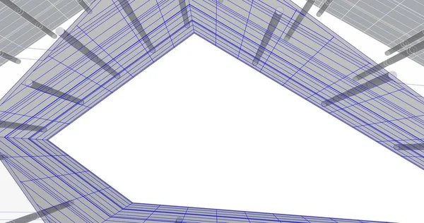 Абстрактный Архитектурный Дизайн Обоев Цифровой Концепт Фон — стоковое фото