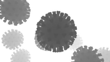 hareket eden koronavirüsler, virüslerin 3 boyutlu şekli