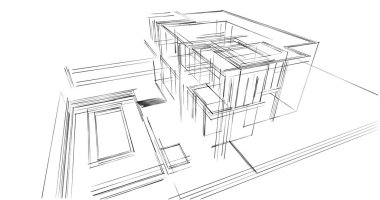 soyut mimari duvar kağıdı, dijital arkaplan