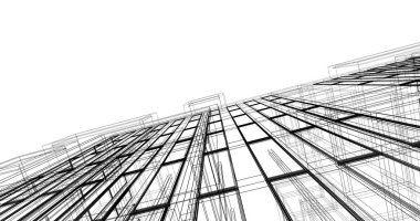 soyut mimari duvar kağıdı, dijital arkaplan