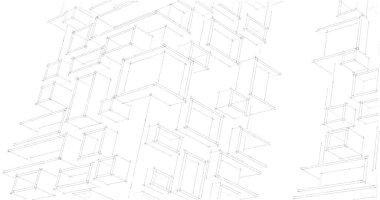 soyut mimari duvar kağıdı, dijital arkaplan