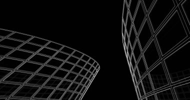 soyut mimari duvar kağıdı, dijital arkaplan