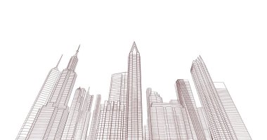 soyut mimari duvar kağıdı, dijital arkaplan