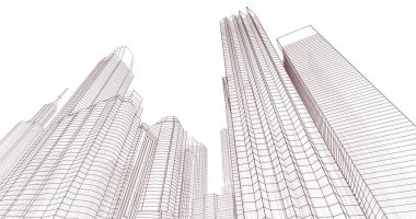 soyut mimari duvar kağıdı, dijital arkaplan