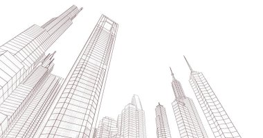 soyut mimari duvar kağıdı, dijital arkaplan