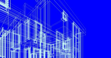 çizgili mimari duvar kağıdı, dijital arkaplan