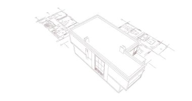 çizgili mimari duvar kağıdı, dijital arkaplan