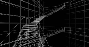 soyut mimari duvar kağıdı, dijital arkaplan