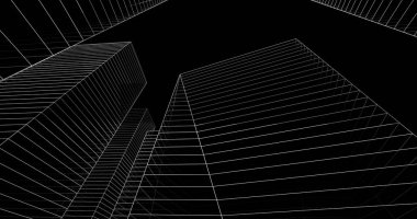 soyut mimari duvar kağıdı, dijital arkaplan