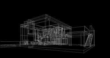 çizgili mimari duvar kağıdı, dijital arkaplan