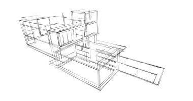 soyut mimari duvar kağıdı, dijital arkaplan