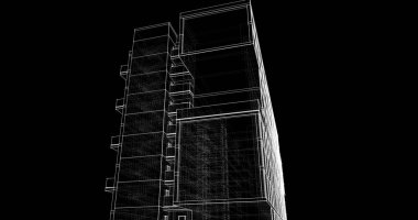 soyut mimari duvar kağıdı, dijital arkaplan