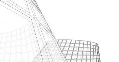 soyut mimari duvar kağıdı, dijital arkaplan