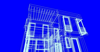 çizgili mimari duvar kağıdı, dijital arkaplan
