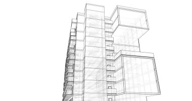 soyut mimari duvar kağıdı, dijital arkaplan