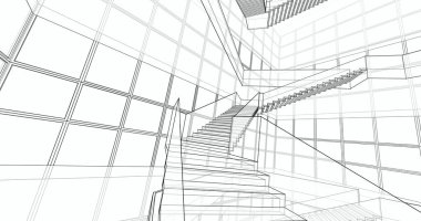 soyut mimari duvar kağıdı, dijital arkaplan