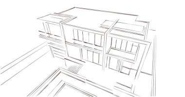 soyut mimari duvar kağıdı, dijital arkaplan