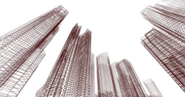 soyut mimari duvar kağıdı, dijital arkaplan