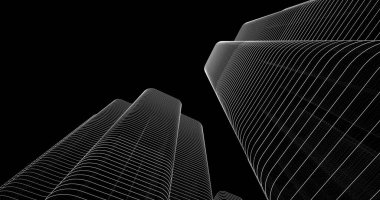 soyut mimari duvar kağıdı, dijital arkaplan