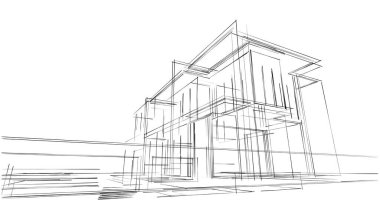 soyut mimari duvar kağıdı, dijital arkaplan