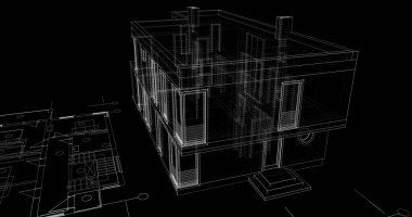çizgili mimari duvar kağıdı, dijital arkaplan